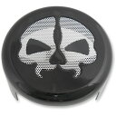 SPLIT SKULL ホーンカバー ブラック 1991年以降ビッグツイン、スポーツスター