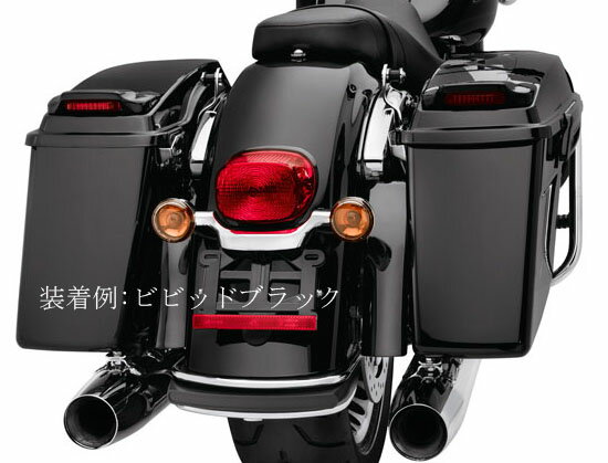 サドルバッグフィラーストリップ ソリッド ビビッドブラック