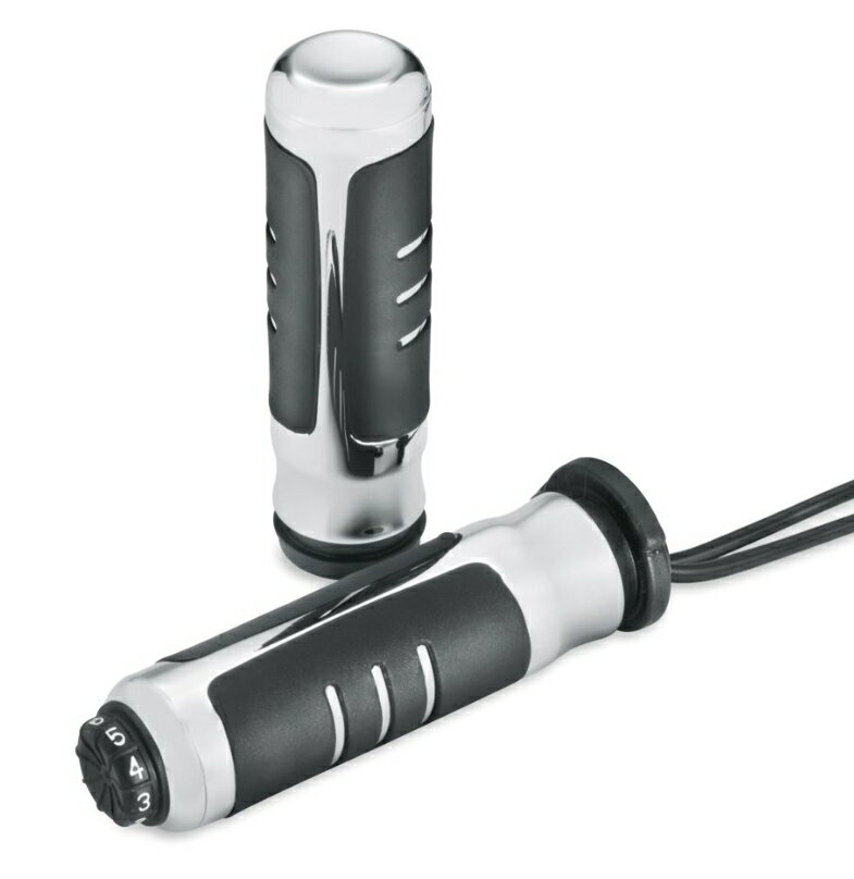 ストリームライナー ヒーテッドハンドグリップ：電子スロットル