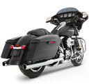 RINEHART XTREME TRUE DUAL エキゾースト クローム/クロームエンド 3.5インチスリップオン 2009~16年ツーリング