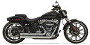 Bassani プロストリート マフラー ターンアウト クローム 2018~24年FXBR/S、FLFB/S、2019年以降FXDRS