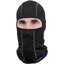 【25030337】 BLACK WITH WHITE STITCHING COOLSKIN BALACLAVA