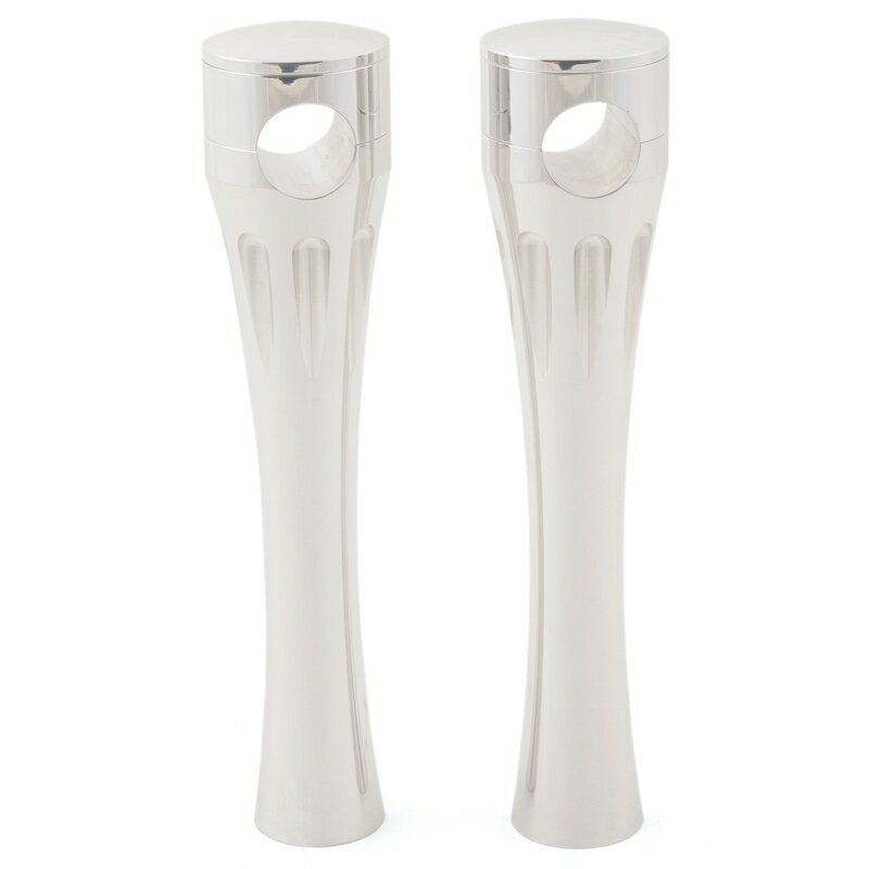 ビレット ストレートライザー：ポリッシュ/高さ 8インチ