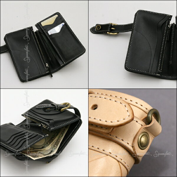 【sfw-8】 DEGNER バスケットミドルウォレット/BASKET MIDDLE WALLET[SFW-8] タン・ブラック