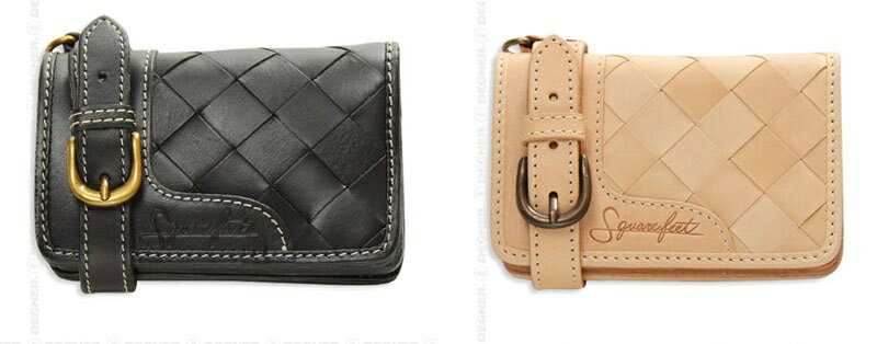 【sfw-8】 DEGNER バスケットミドルウォレット/BASKET MIDDLE WALLET[SFW-8] タン・ブラック
