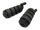SOFT-RIDE フットペグ:FXSB/SE、FXS、FXCW/C、スポーツスター、XGドライバーペグマウント/ブラック