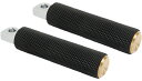 FUSION KNURLED パッセンジャーフットペグ:ブラス