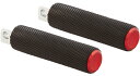 FUSION KNURLED ライダーフットペグ:レッド