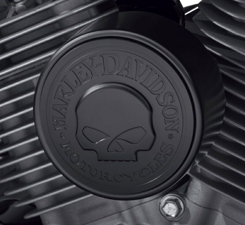 【商品説明】WILLIE G. SKULL コレクションのブラックアウトされた丸いホーンカバー立体的なスカルをハーレーロゴが取り囲みます。【備考】1993年以降サイドマウントホーン装着車に適合VRSCモデル、XGは不可Harley Davidson(ハーレーダビッドソン)