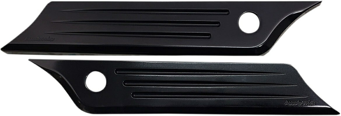 SPEED BALL サドルバッグラッチカバー：2014〜25年ツーリング/ブラック