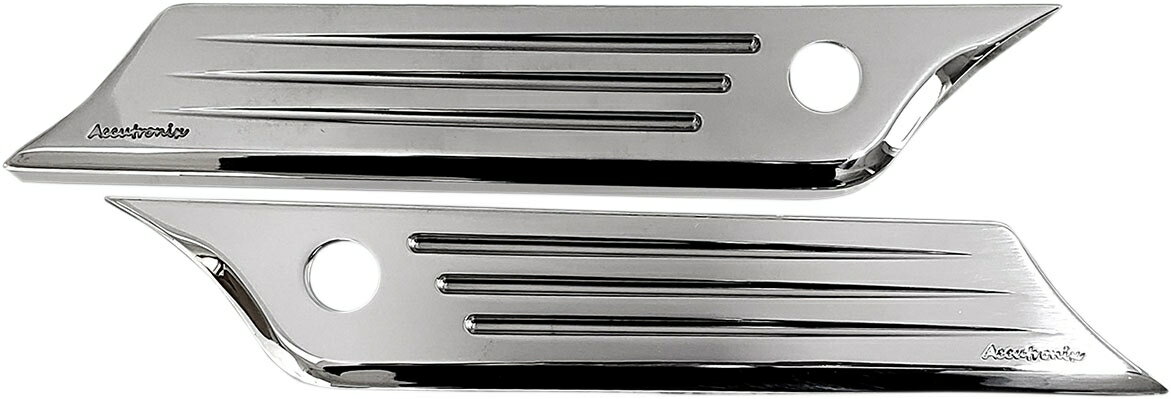 SPEED BALL サドルバッグラッチカバー：2014〜25年ツーリング/クローム