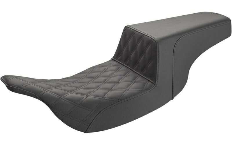 STEP-UP FRONT LS シート：1997～07年FLHT、FLTR/ブラック