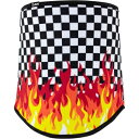 y25020277z SPORTFLEX NECK GAITER Checkered Flames