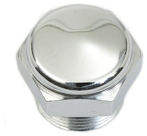 トランスミッション フィルプラグ：1940〜84年ビッグツイン Cap Style plug/クローム