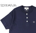 5.6oz ヘンリーネックTシャツ ホワイト ブラック ネイビー