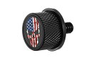 ステンレス シート スクリュー ブラック:COLORED AMERICAN FLAG SKULL