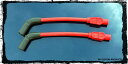 409 PRO RACE SPARK PLUG WIRES プラグコード:2007〜22年スポーツスター/レッド