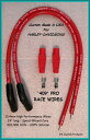 409 PRO RACE PLUG WIRES UNIVERSAL FIT プラグコード:2004〜06年スポーツスター/レッド