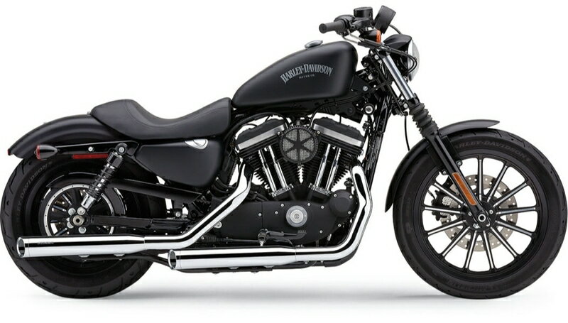 3インチ スリップオンマフラー：2014～22年スポーツスター/クローム