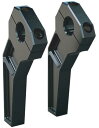 1-1/8インチ プルバックライザー ブラック 高さ6インチ