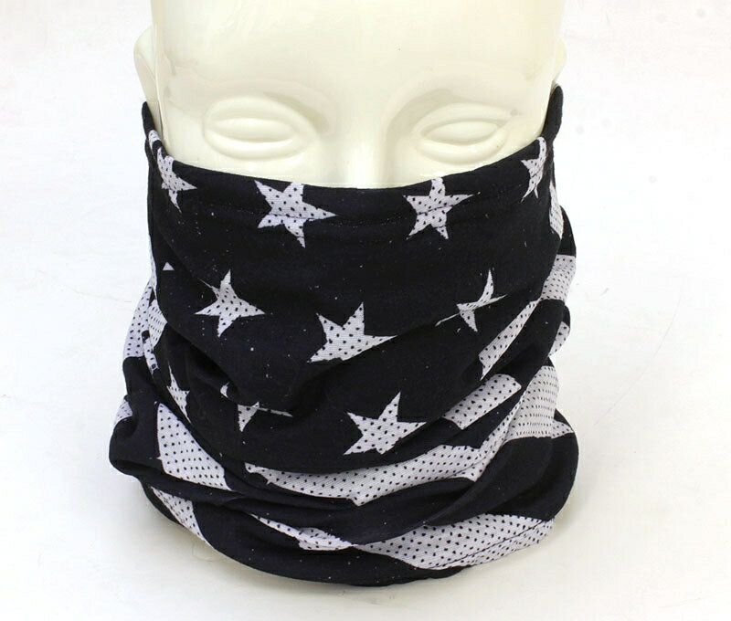 楽天アンバーピース【25020124】 FLEECE-LINED MOTLEY TUBE Black/White Flag