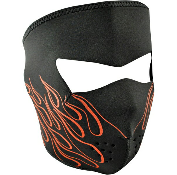 【25030108】 FULL FACEMASK Orange Flame