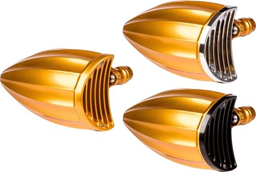 JUICER エアクリーナー 【ボディ】：ゴールド　【キャップ】：ポリッシュ　1993〜17年エボ、ツインカム