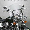 SPARTAN クイックリリース ウインドシールド 16.25インチ 2012〜17年FLS/S、1987〜17年FLST/C/N/F/FB