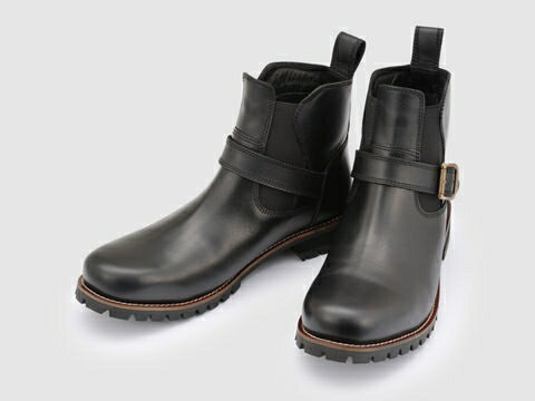 HBS-008 サイドゴアブーツ ブラック(2)