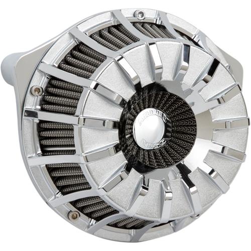 INVERTED SERIES 15-SPOKE エアークリーナーキット クローム:2025年以降ソフテイル、2026年以降ツーリング、トライク、2023〜25年FLHX/U/SE、FLTRX/SE/STSE