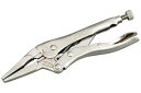 ロッキングプライヤ ロングノーズ(ワイヤーカッター付) 全長220mm
