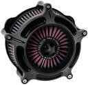TURBINE エアクリーナー:2018~24年ソフテイル、2017~25年ツーリング、トライク/ブラックOPS