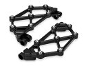 DIAMOND ミニフロアボード ブラック 2012〜16年FLD、1986〜17年FLソフテイルモデル、1984年以降ツーリング、トライクモデル (但しFLT...