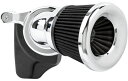 VELOCITY 65° エアークリーナーキット クローム: 1999~17年ダイナ、2000~15年ソフテイル、1999~07年ツーリング
