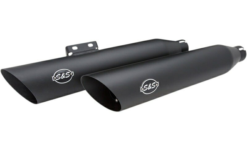 スラッシュカット スリップオンマフラー 2018年以降FLFB/S、FLSL、FXBB/S、FXBR/S、FXLR/S/ST、FXST/ブラックセラミック