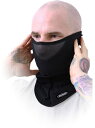 【25020009】 HALF-FACE STRETCH FACE MASK Black