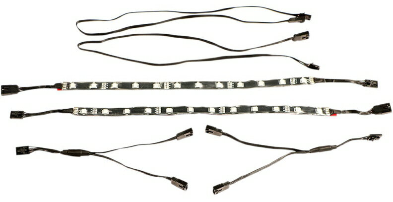 【20402291】 SHOCK & AWE 2.0 LED アクセサリー：EXPANSION KIT　※内容物 12 LED FLEX STRIPS (2)、22 WIRE EXTENSIONS (2)、8 Y-SPLITTERS (2)