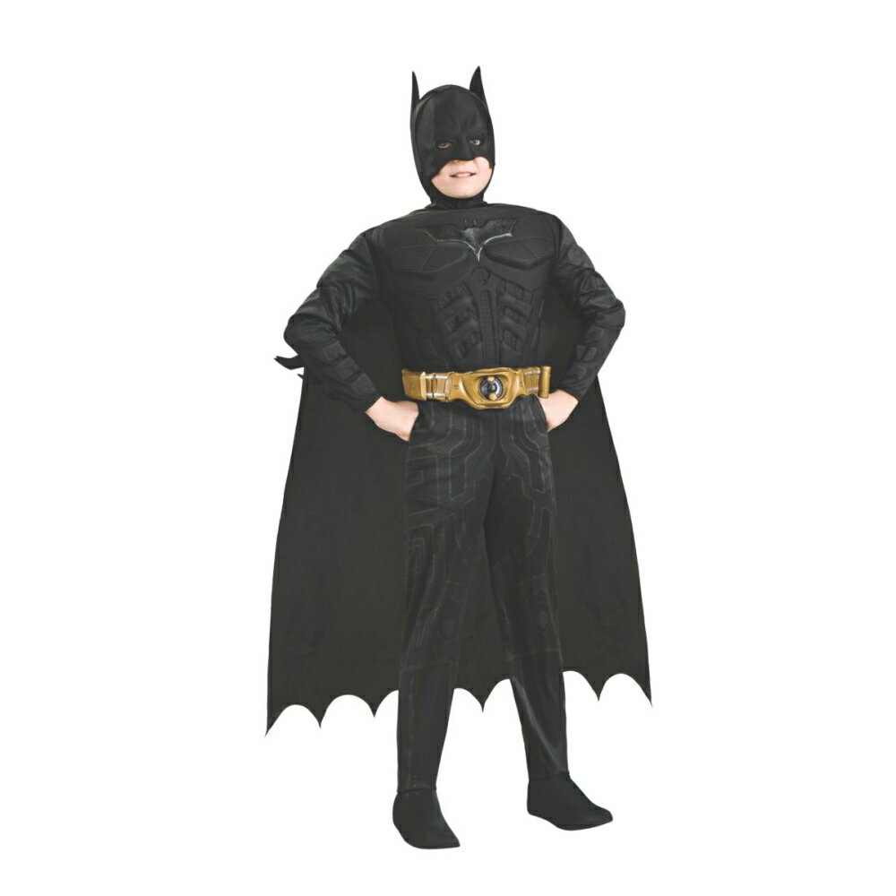バットマン コスチューム ダークナイト トリロジー 子供男性用 Deluxe コスプレ衣装