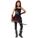 海賊 海賊　スカル　ロッカー　衣装、コスチューム　子供女性用　パイレーツ　Skull Rocker　コスプレ