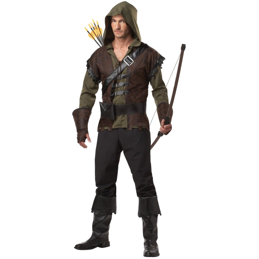 ロビンフッド　衣装、コスチューム　大人男性用　フード　Robin Hood