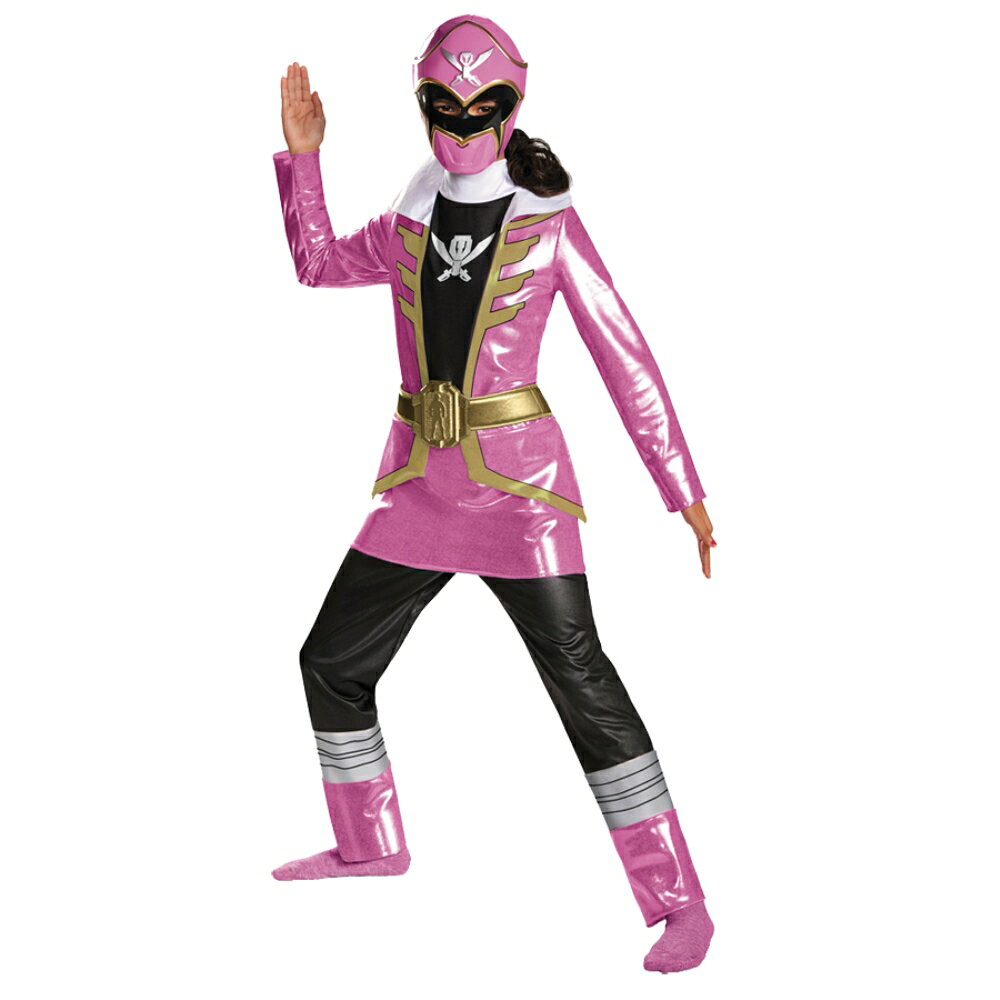 海賊戦隊ゴーカイジャー ピンク 衣装 コスチューム Deluxe 子供女性用 コスプレ アメリカンコスチューム店 13時までの注文 決済完了で当日出荷 土日祝と取寄せ除く