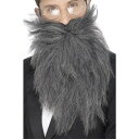 ひげ グレー ロング 大人男性用 Long Beard and Tash コスプレ