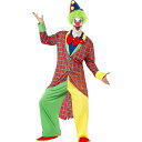 ピエロ サーカス 衣装 コスチューム 大人男性用 La Circus Deluxe Clown コスプレ