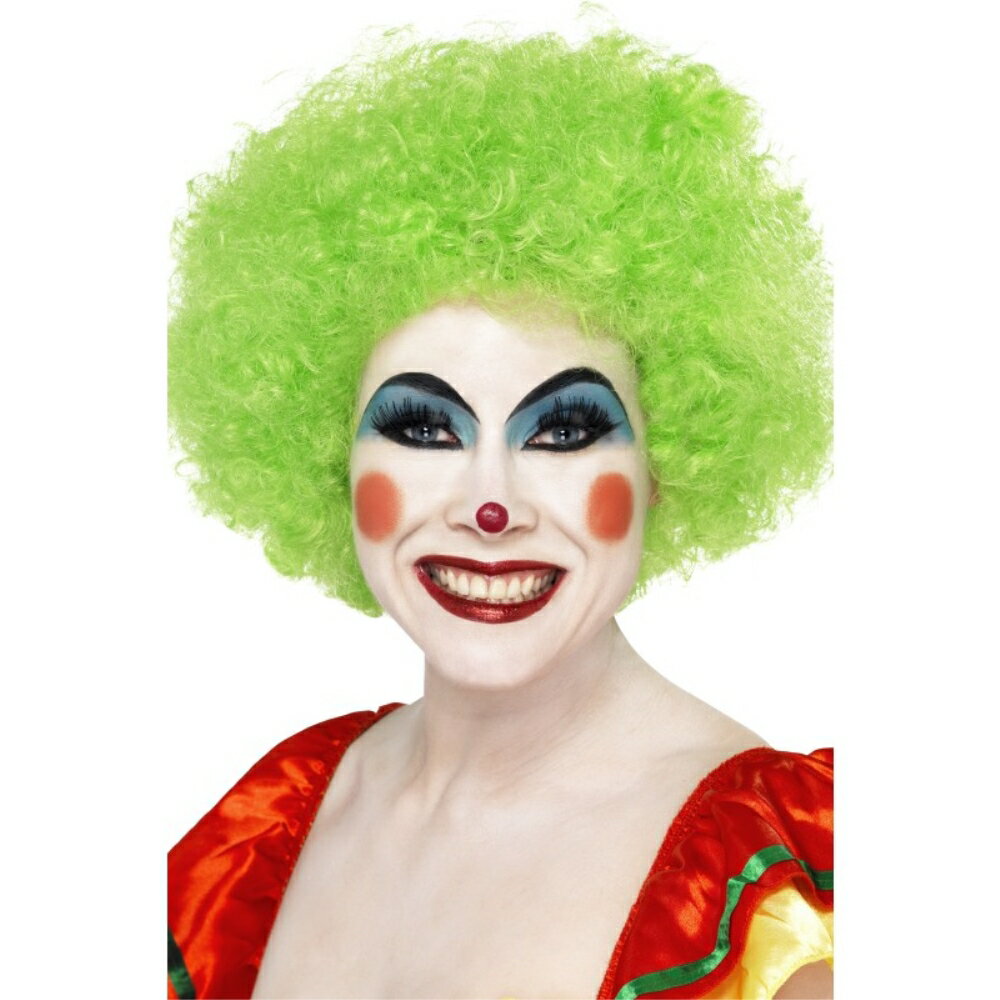 ウィッグ 緑 ピエロ風 大人用 Crazy Clown Wig コスプレ