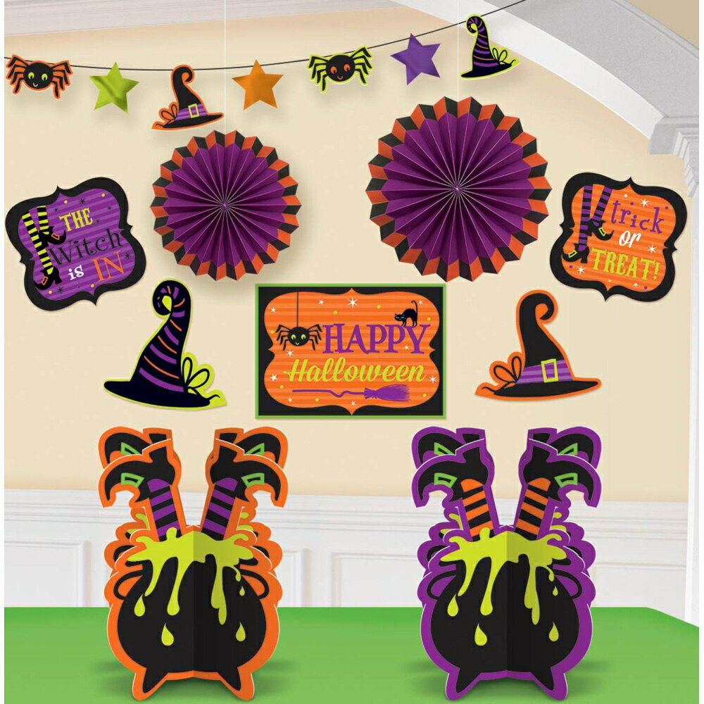樂天商城 - ハロウィン デコレーション 魔女 Witch Decorating Kit コスプレ
