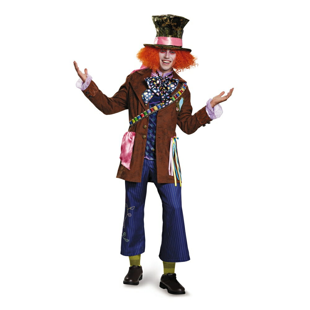 大人男性用 Prestige アリス ディズニー コスプレ 通販 マッド ハッター イン ハロウィン お元 ワンダーランド 衣装 コスチューム Www Grminuterie Ru