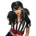 ブラック ロング ウィッグ かつら 大人用 DARK ANGEL WIG コスプレ