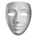 真っ白マスク ホラー 大人女性用 Blank Female Adult Mask コスプレ