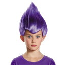 ワッキー　トロールズ　ウィッグ　パープル　子供用　Purple Wacky Wig - Child　コスプレ