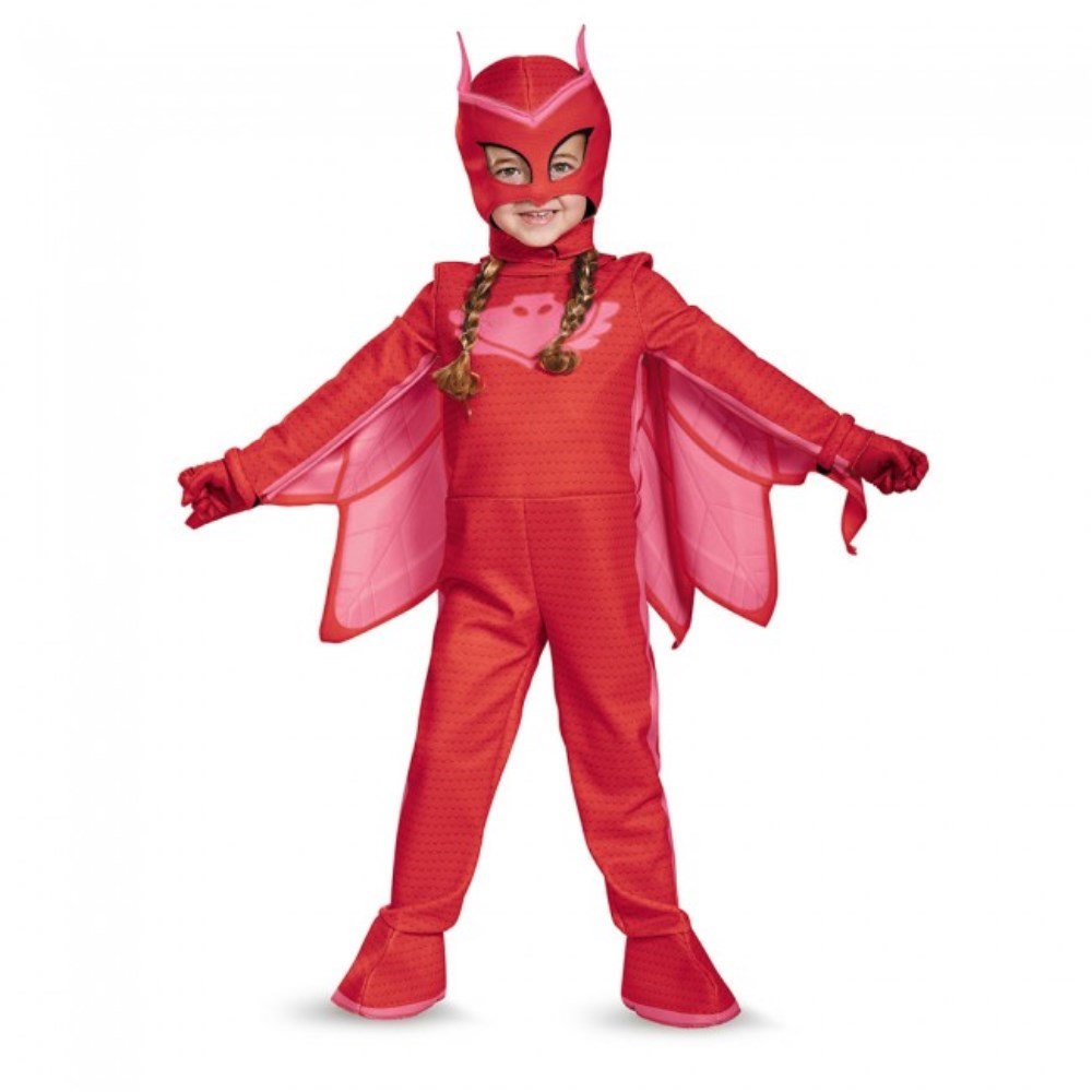 アウレット しゅつどう パジャマスク PJマスク 衣装 コスチューム 子供女性用 Owlette Deluxe Toddler コスプレ